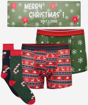 X-mas Box Boxerky 2 ks ONLY & SONS 