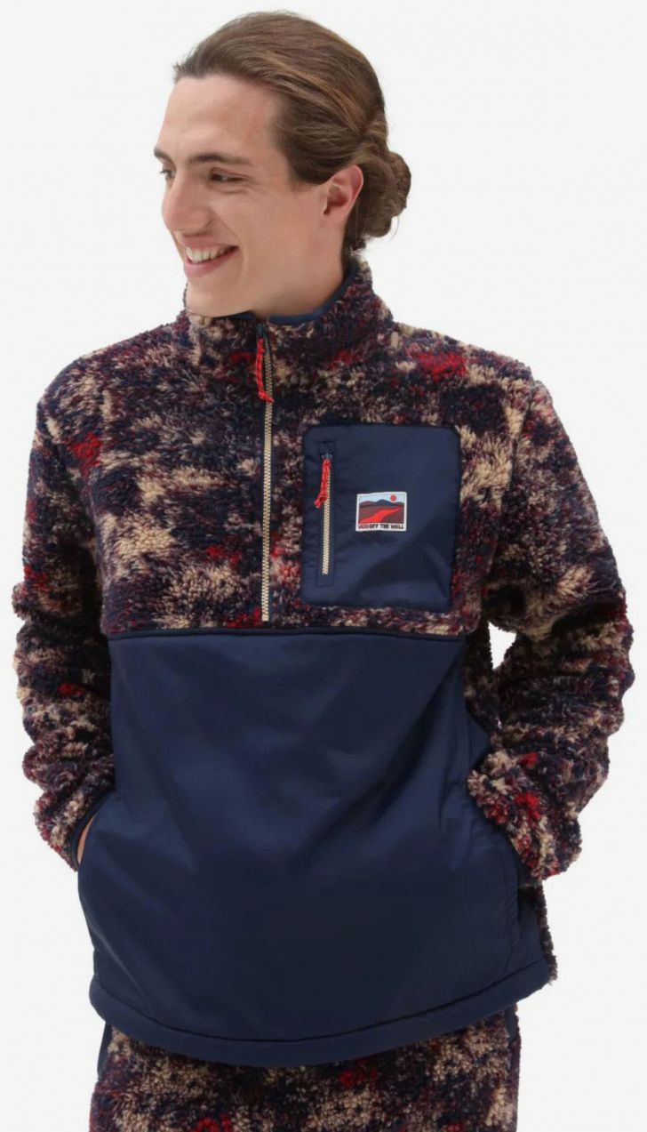Outdoor Club Quarter Zip Mikina Vans 