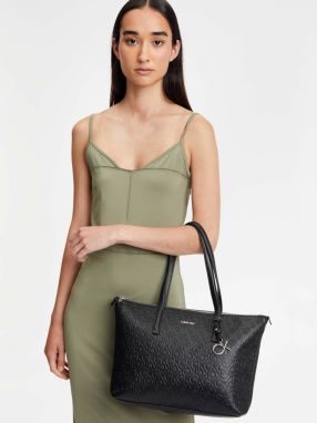 Calvin Klein Damska kabelka Neat Shopper K60K604597 erna zna ky Calvin Klein Lovely.sk