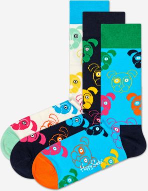 Dog Gift Box Ponožky 3 páry Happy Socks 