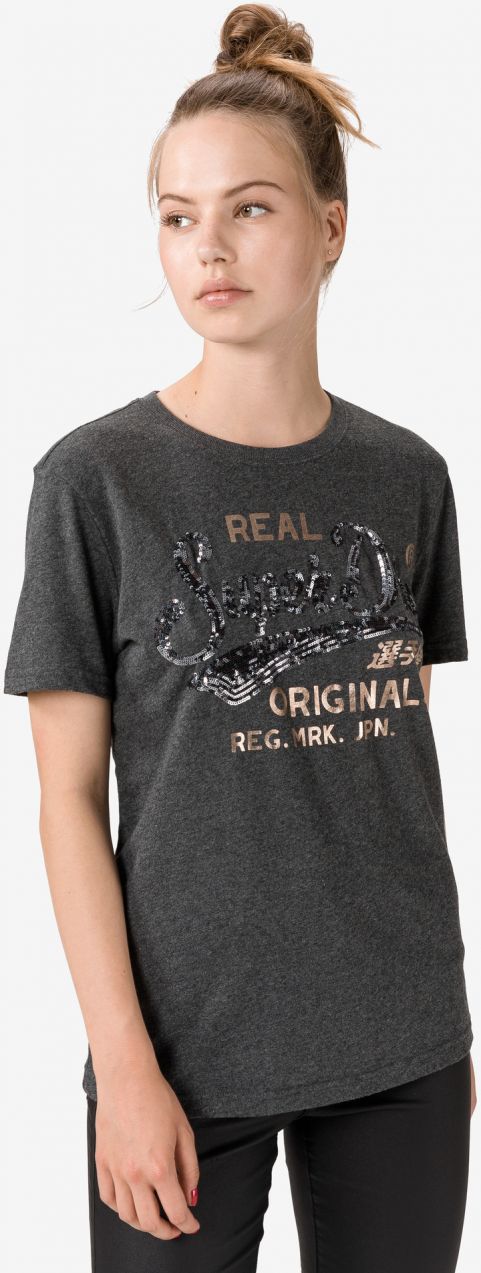 Script Sequin Tričko SuperDry 