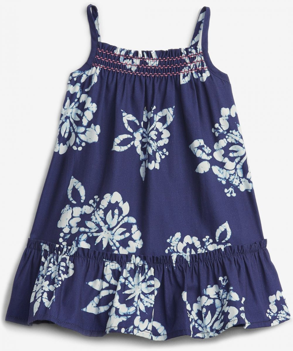Smocked Floral Šaty detské GAP 