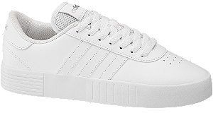Biele tenisky Adidas Court Bold na platforme