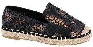 Čierne espadrilky so zvieracím vzorom Vero Moda