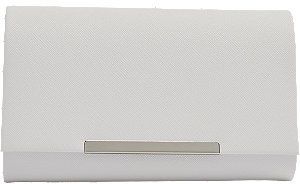 Biela listová kabelka Graceland