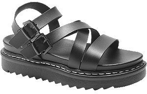 Čierne sandále Catwalk