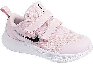 Ružové detské tenisky na suchý zips Nike Star Runner 3