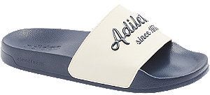 Bielo-modré plážové šľapky Adidas Adilette Shower