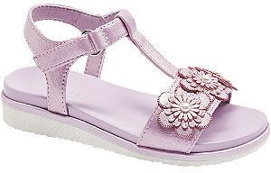 Fialové sandále na suchý zips Cupcake Couture