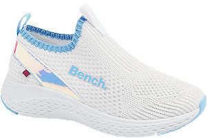 Biele slip-on tenisky Bench