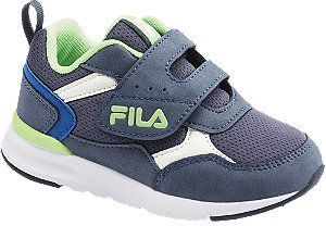 Tmavomodré tenisky na suchý zips Fila