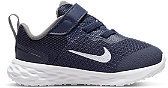 Tmavomodré detské tenisky na suchý zips Nike Revolution 6