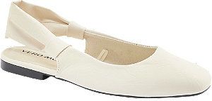 Krémové slingback baleríny Vero Moda