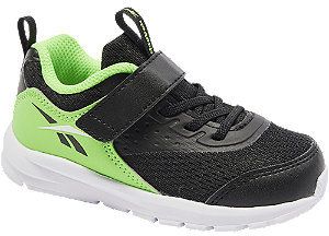 Zeleno-čierne tenisky na suchý zips Reebok