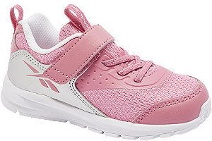 Ružové tenisky na suchý zips Reebok