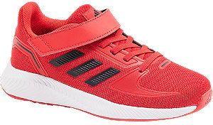 Červené tenisky na suchý zips Adidas Runfalcon 2.0 El K