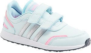Svetlomodré tenisky na suchý zips Adidas Vs Switch 3 Cf C
