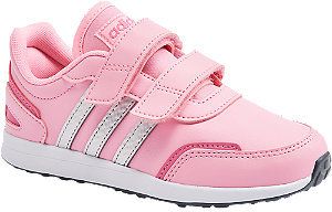 Ružové tenisky na suchý zips Adidas Vs Switch 3 Cf C