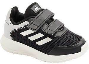 Čierne detské tenisky na suchý zips Adidas Tensaur Run 2.0 CF I