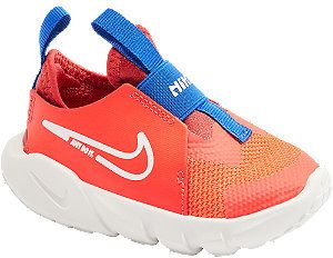 Červeno-oranžové detské slip-on tenisky Nike Flex Runner 2 (Tdv)