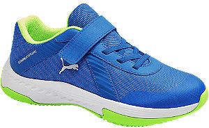 Modré tenisky na suchý zips Puma Luminous V Jr