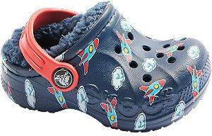 Tmavomodré detské papuče Crocs