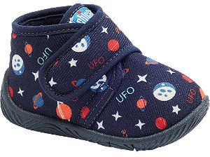 Tmavomodré detské prezuvky na suchý zips Chicco