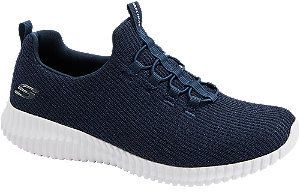 Tmavomodré slip-on tenisky Skechers