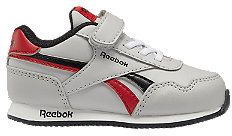 Sivé tenisky na suchý zips Reebok