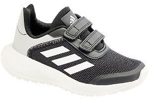 Čierne tenisky na suchý zips Adidas Tensaur Run 2.0 Cf K