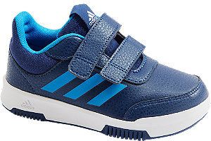 Tmavomodré tenisky na suchý zips Adidas Tensaur Sport 2.0 Cf K