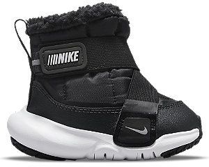 Čierne detské snehule na suchý zips Nike Flex Advance Boot