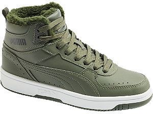 Kaki členkové tenisky Puma Rebound Joy Fur Jr