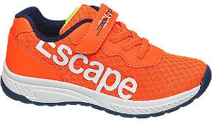 Oranžové tenisky na suchý zips Bobbi Shoes
