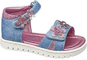 Modré detské sandále na suchý zips Cupcake Couture