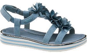Modré sandále na suchý zips Esprit