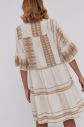 Answear Lab - Ľanové šaty Pure Linen galéria