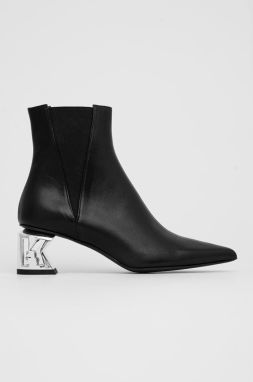 Karl Lagerfeld - Kožené topánky Chelsea