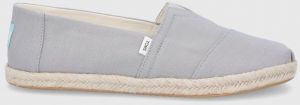 Espadrilky Toms Alpargata Rope šedá farba