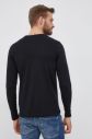 Bavlnené tričko s dlhým rukávom Pepe Jeans Eggo Long čierna farba, jednofarebné galéria