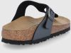 Žabky Birkenstock Gizeh dámske, šedá farba, na plochom podpätku galéria