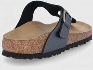 Žabky Birkenstock Gizeh dámske, šedá farba, na plochom podpätku galéria