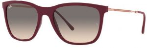 Slnečné okuliare Ray-Ban dámske, bordová farba