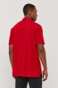 Polo tričko Wrangler pánske, červená farba, jednofarebné galéria