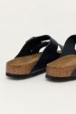 Kožené šľapky Birkenstock pánske, tmavomodrá farba galéria