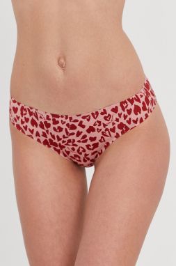 Nohavičky Stella McCartney Lingerie ružová farba