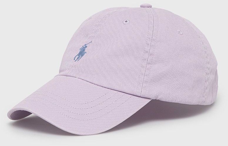 Šiltovka Polo Ralph Lauren ružová farba, jednofarebná