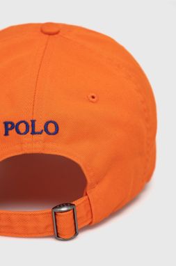 Čiapka Polo Ralph Lauren oranžová farba, jednofarebná galéria