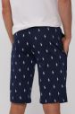 Pyžamové šortky Polo Ralph Lauren pánske, tmavomodrá farba, vzorované galéria