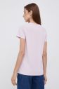 Bavlnené tričko Levi's ružová farba galéria